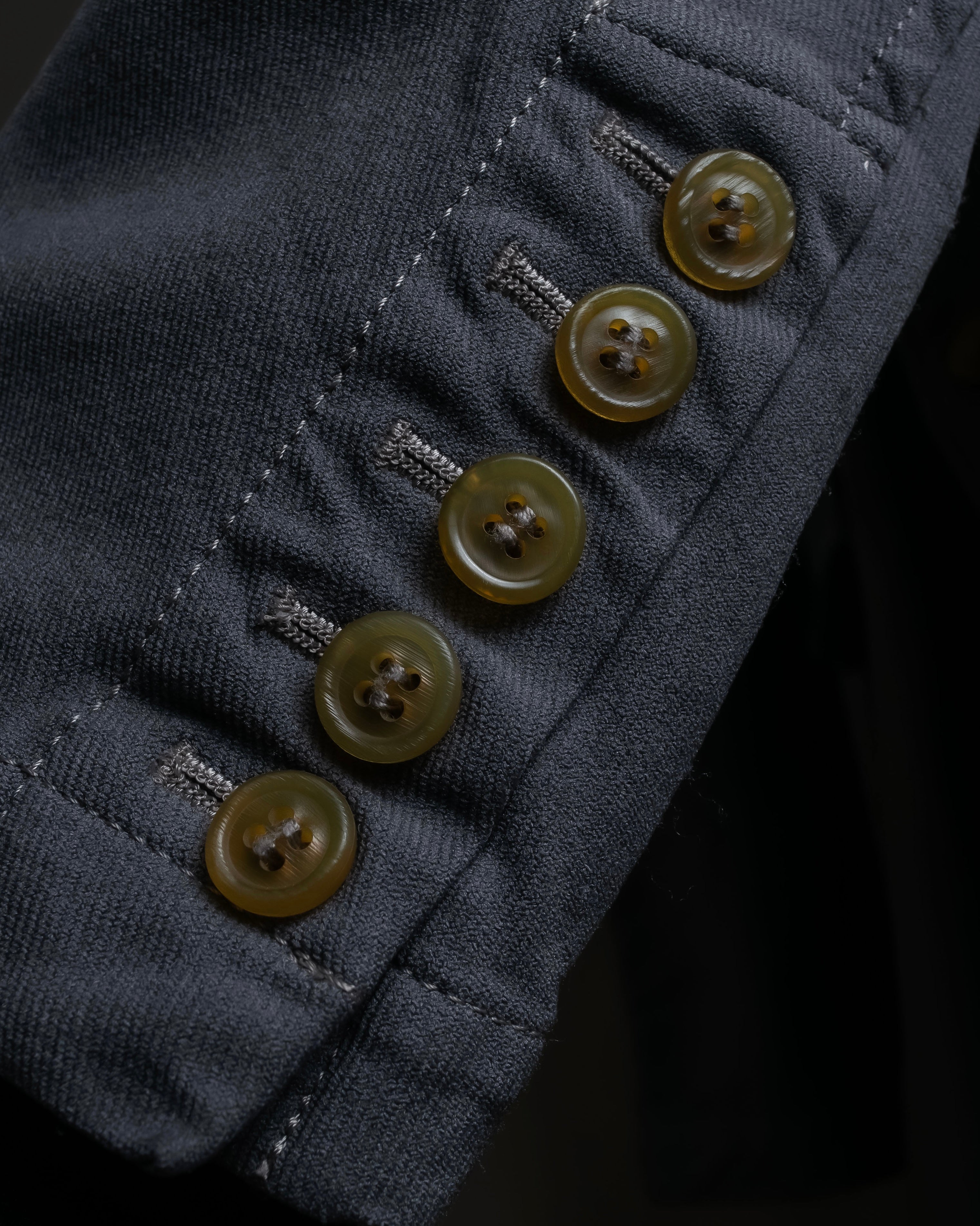 "COMME des GARCONS COMME des GARCONS" Stitchwork placket cut line coat