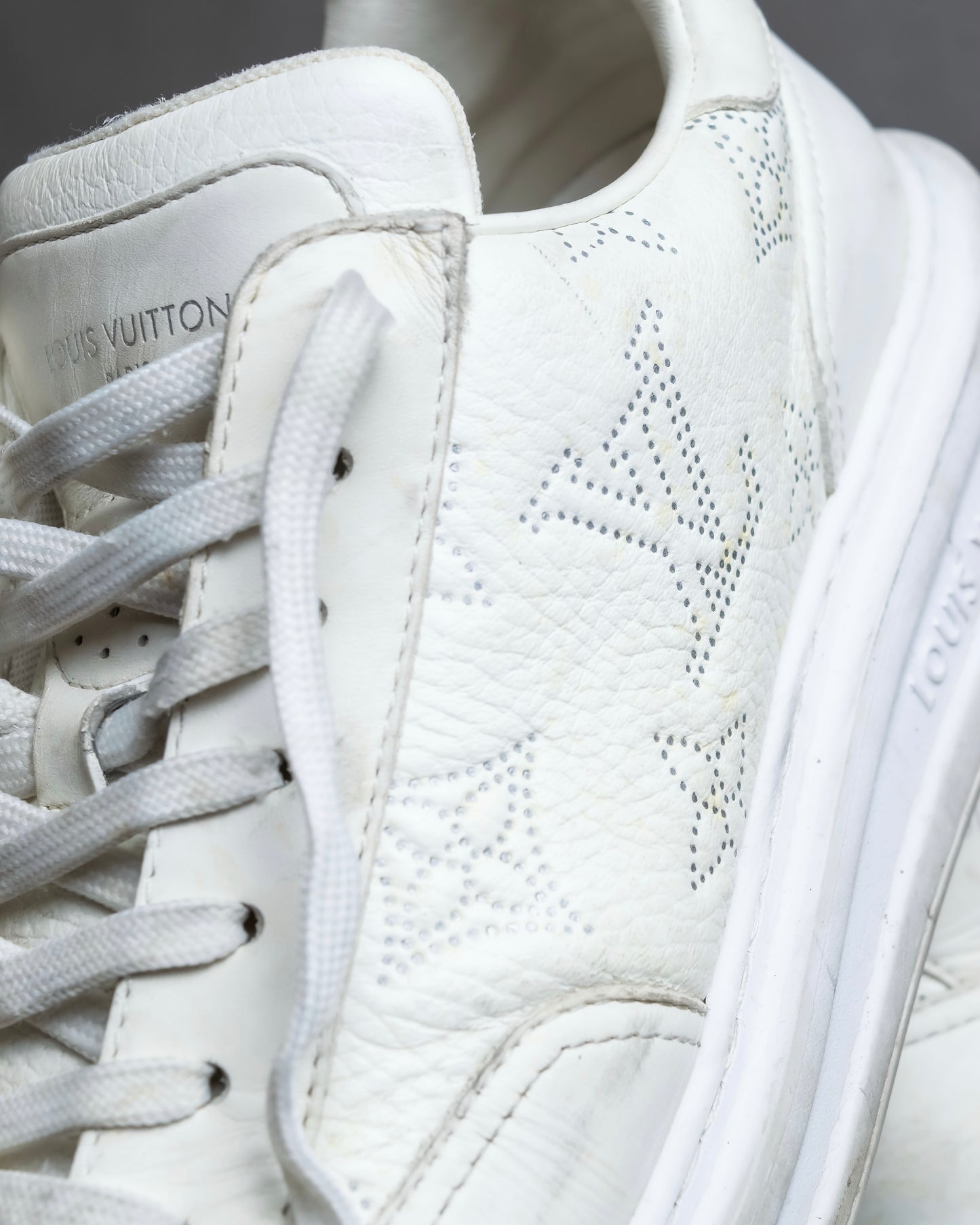 "LOUIS VUITTON" Monogrammed beverly hills line sneakers