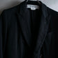 "COMME des GARCONS COMME des GARCONS" Peaked lapel double-breasted long tailored jacket