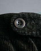 "HERMES" Faded corduroy tapered pants