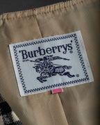 "BURBERRYS" Nova check pattern wool vest