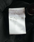 -SPECIAL- "DRIES VAN NOTEN" 10's Sculptural wide lapel double breasted wool coat
