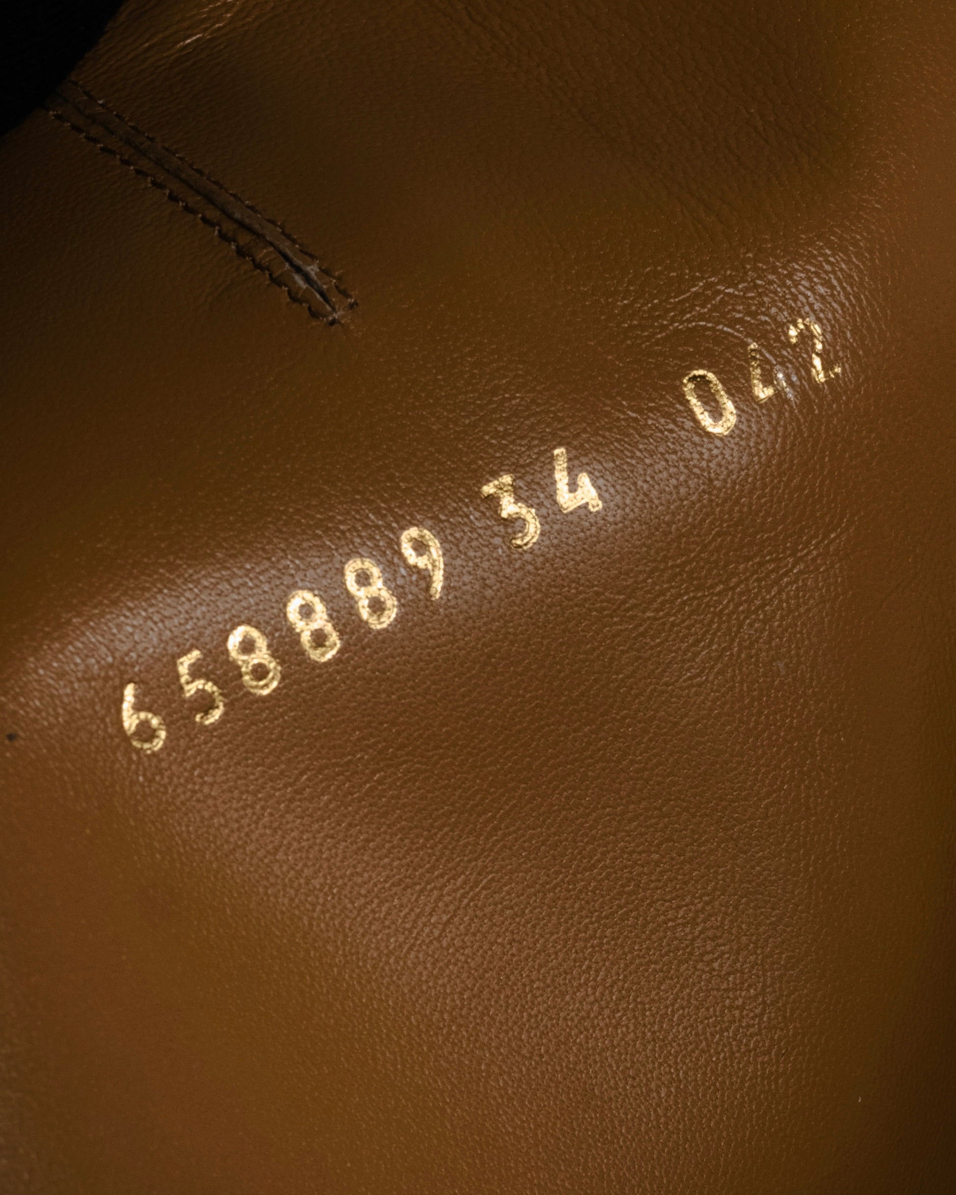 "GUCCI" 20’s archive canvas panel jockey boots