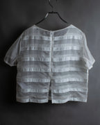 "Weekend Max Mara" Box silhouette silk organza pullover