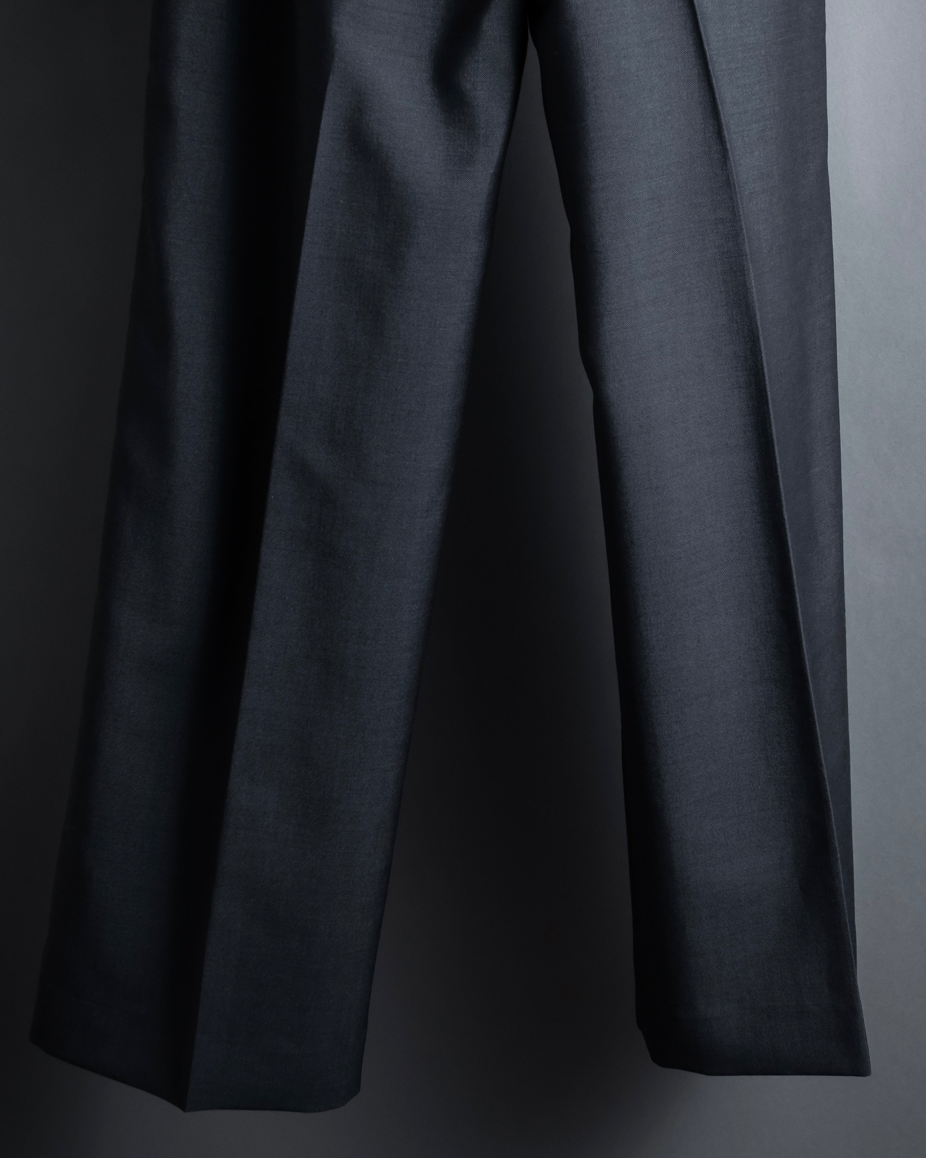 "Acne Studios" Button fly design wide straight slacks
