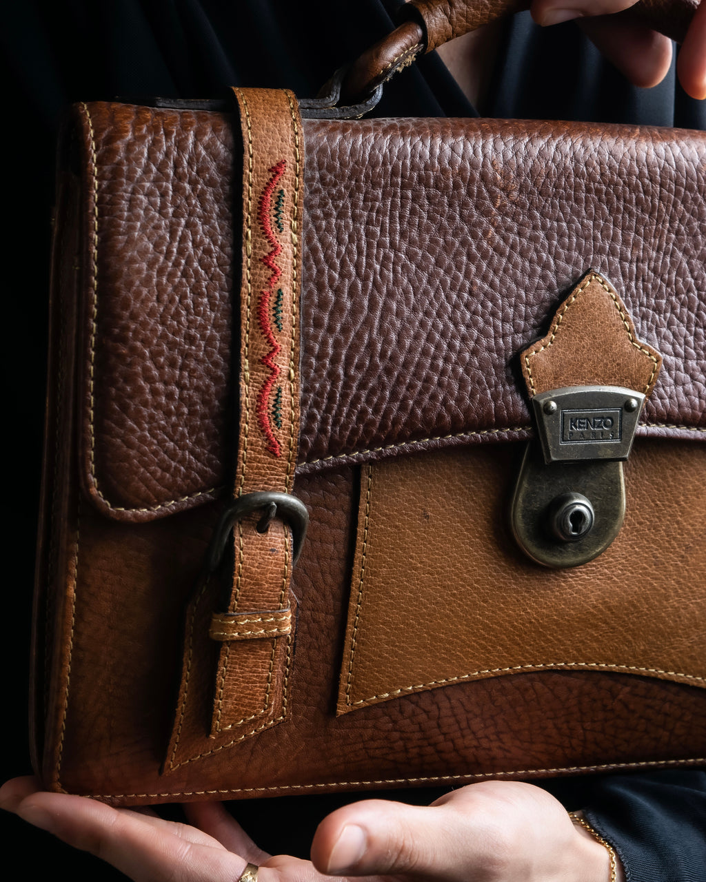 "KENZO" Vintage western style handbag