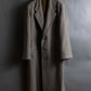 Vintage brushed feel oversized maxi length chester coat