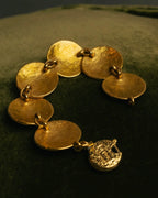 -SPECIAL- “YVES SAINT LAURENT” 80’s-90’s Lava texture statement bracelet
