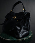 –SPECIAL– “Yves Saint Laurent rive gauche” 08-12 Structured leather muse two bag