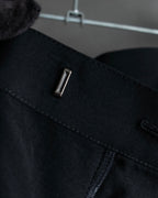 "JEAN PAUL GAULTIER FEMME"
 High-waisted straight draping slacks