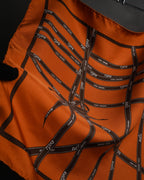 “HERMÈS” 2000-2010 Bolduc silk twill scarf