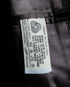 "Burberrys" diagonal striped pure new wool long coat