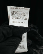 -SPECIAL- "Y’s" 2025's Discharge printed velvet long coat
