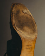 "Hermès" Minimal dark brown leather ankle boots