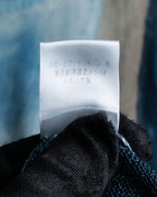 "Loro Piana" Hand-painted gradient knit tunic