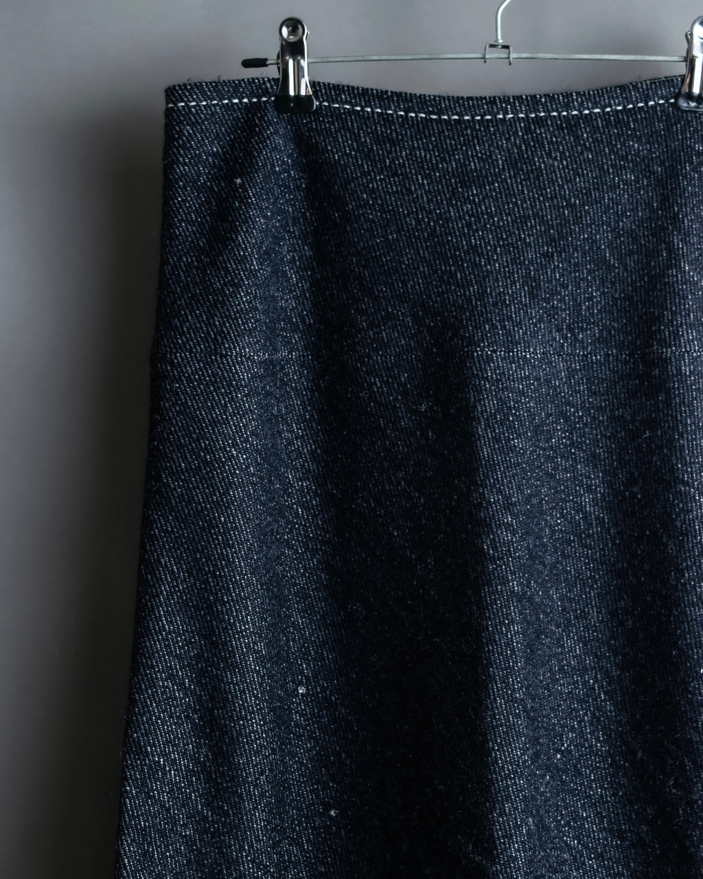 "tricot COMME desGARCONS" Flared silhouette wool cropped skirt