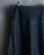 "tricot COMME desGARCONS" Flared silhouette wool cropped skirt