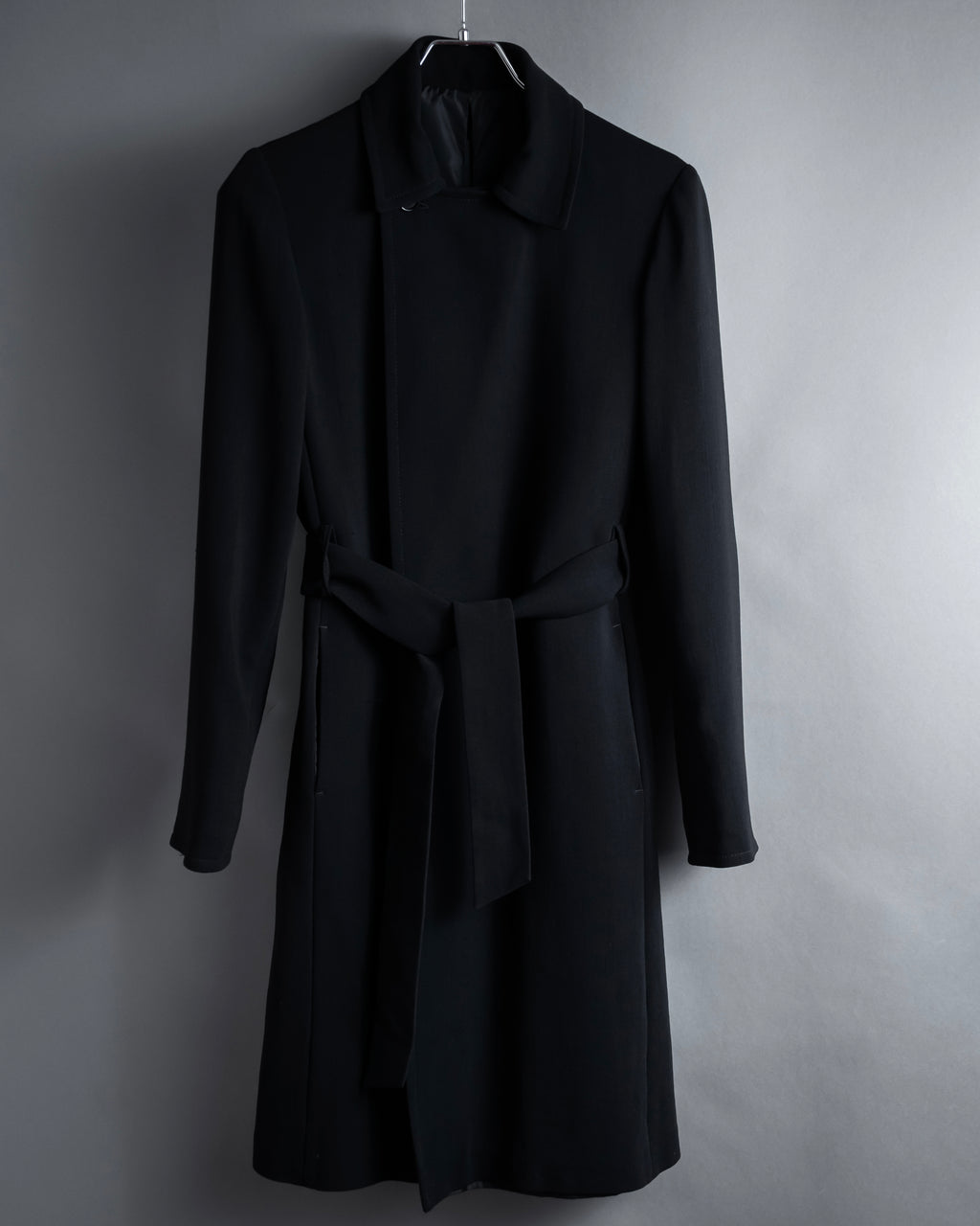 "Max Mara" Reversible belted collar coat