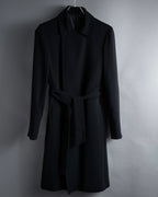 "Max Mara" Reversible belted collar coat