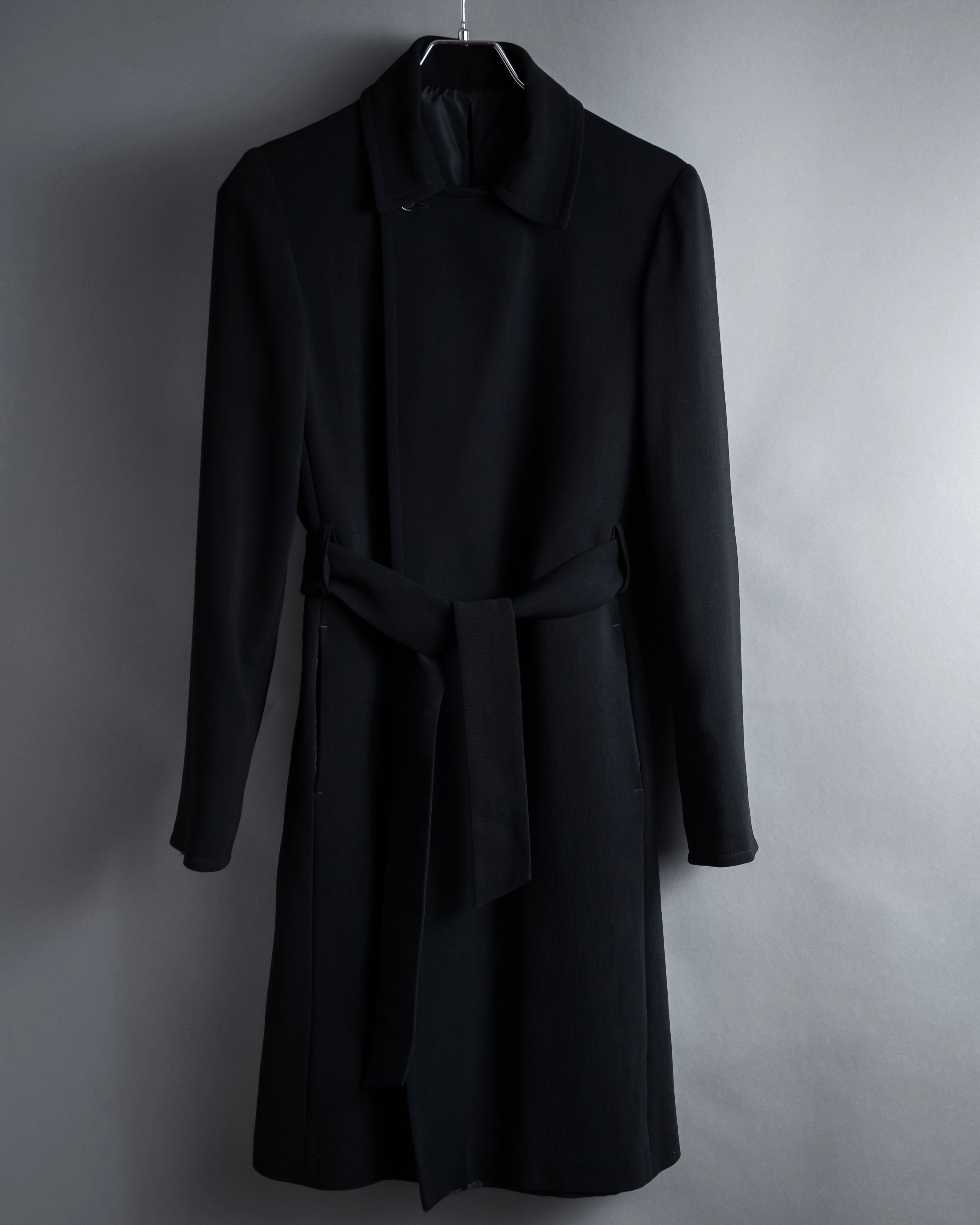"Max Mara" Reversible belted collar coat