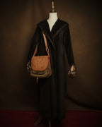 –SPECIAL– “LOEWE” 70’s-80’s Caza Cordobán embossed shoulder bag