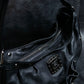 "BURBERRY" Stud design out pocket one handle bag