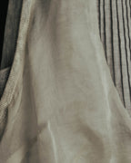 -SPECIAL- “Brunello Cucinelli” 00’s-10’s Sheer layered sleeveless tunic dress