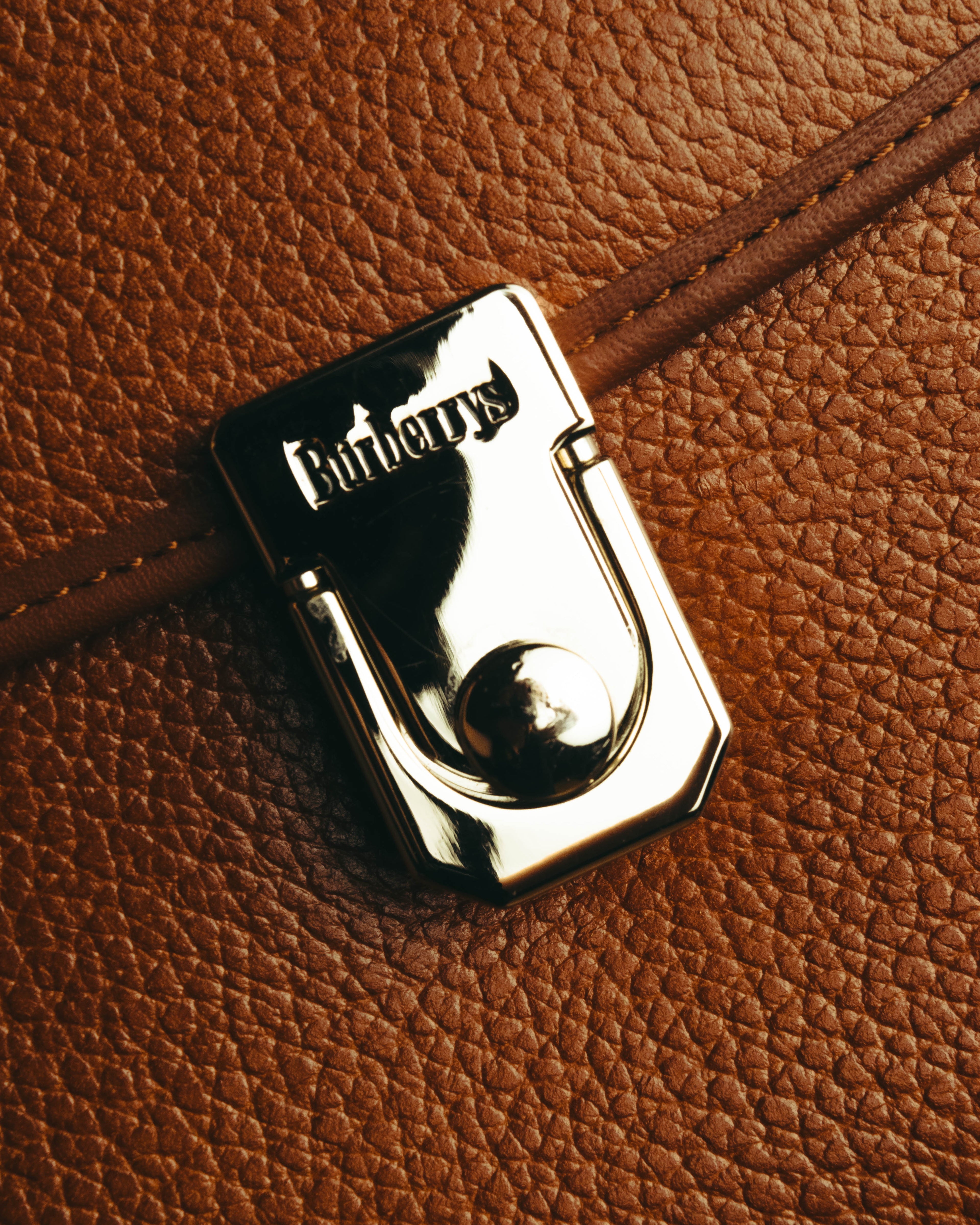"Burberrys" 80's-90's Structured top handle handbag