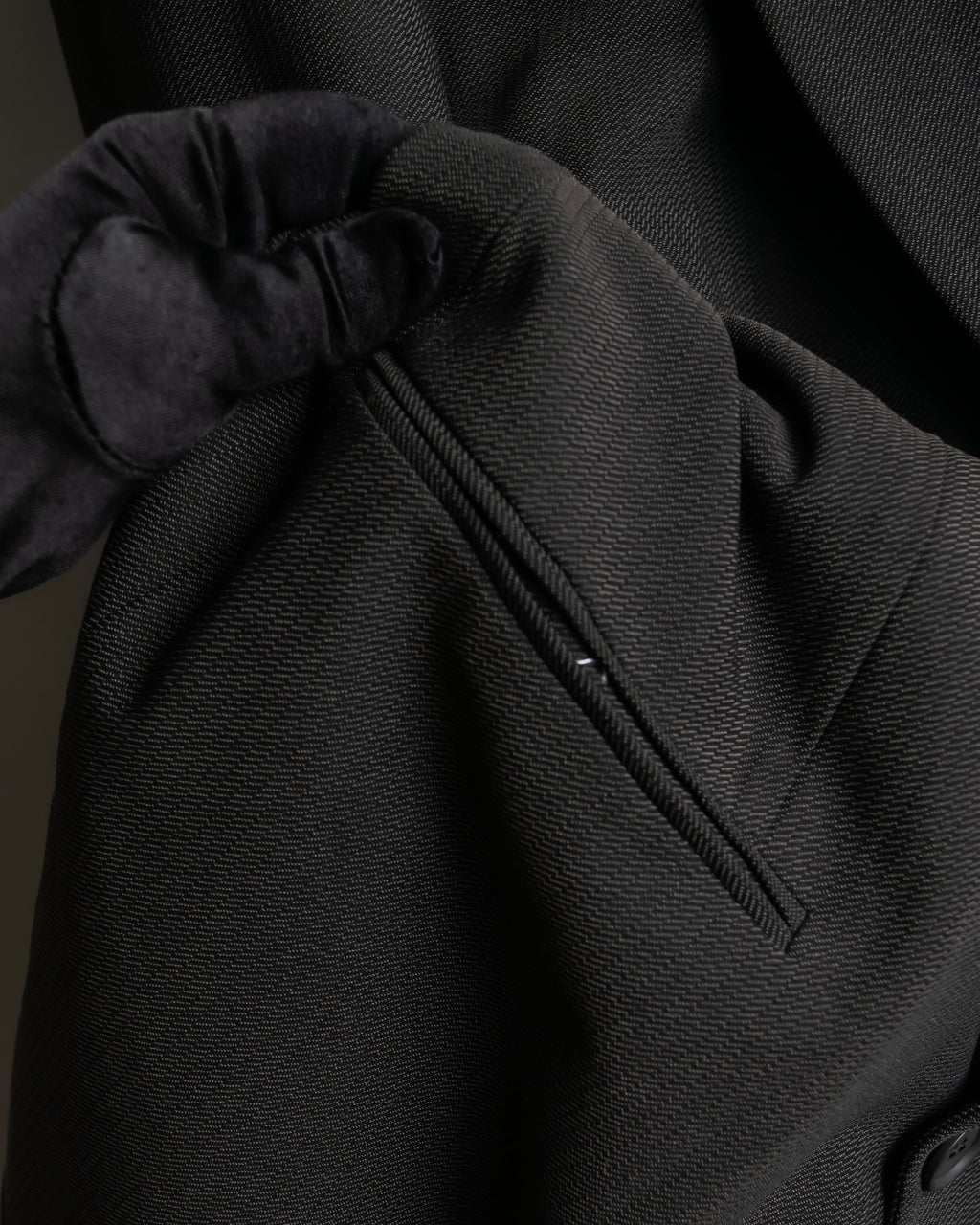 "GIORGIO ARMANI" 90's Oversized brown tailored jacket