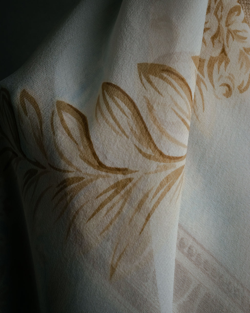 “Christian Dior” 80’s-90’s Classical cornucopia silk scarf