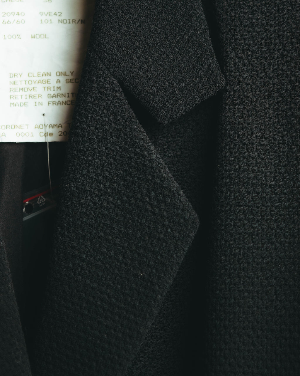 "Chloé" 90's Textured wool tailored blazer