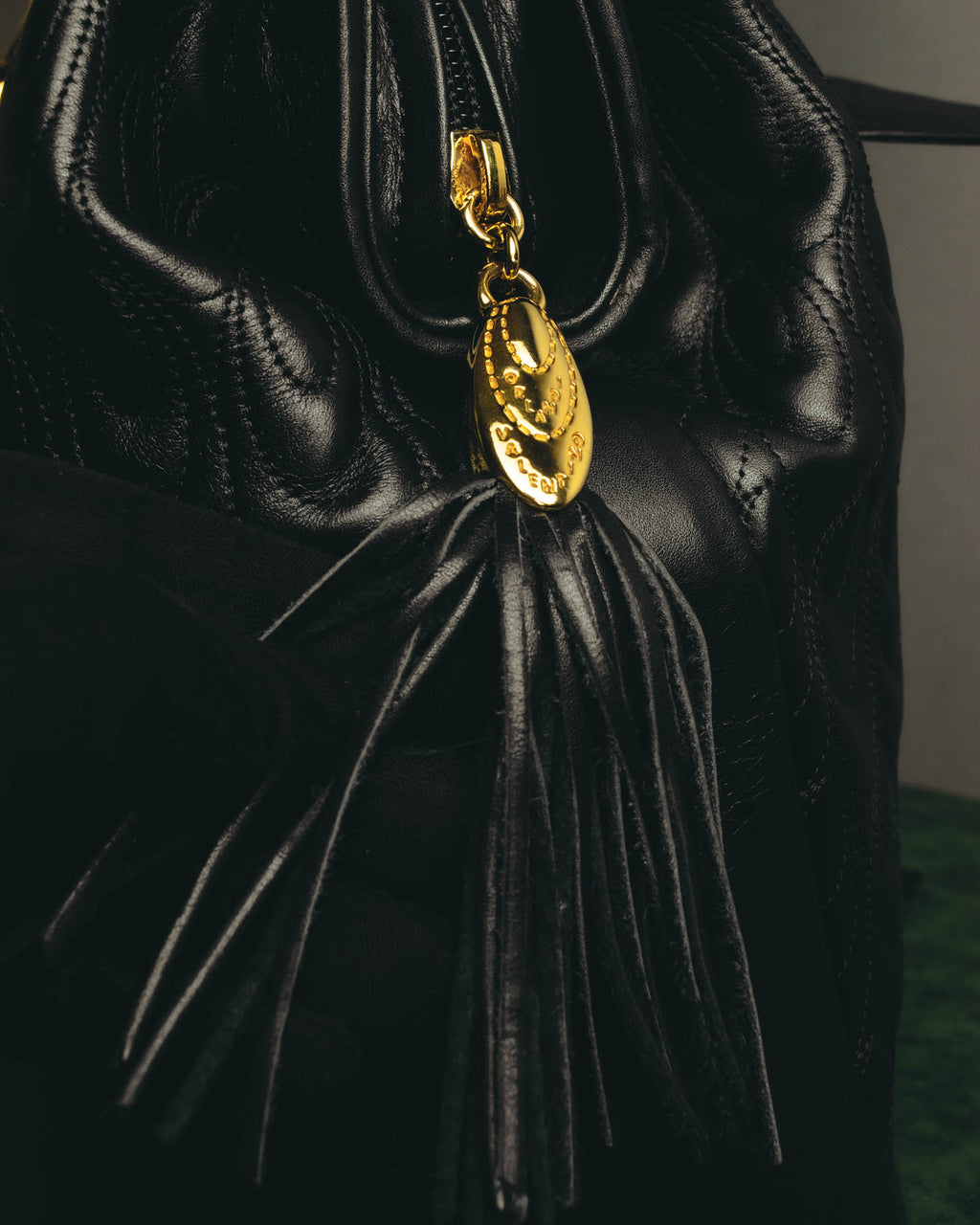 "Valentino Orlandi" 80's-90's Sculptural quilted leather shoulder bag