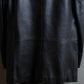 "ARMANI COLLEZIONI" 100% lamb leather oversized tailored jacket