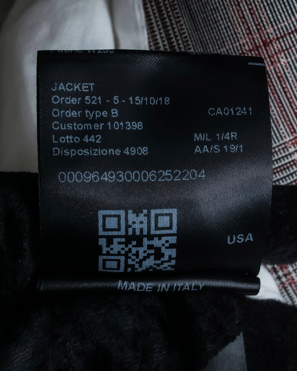 "Calvin Klein" Glen check oversized double breasted jacket