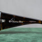 "DIOR" Bijou temple design butterfly frame sunglasses