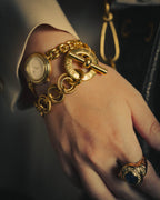 –SPECIAL– "CELINE" 90's Sculptural link bracelet