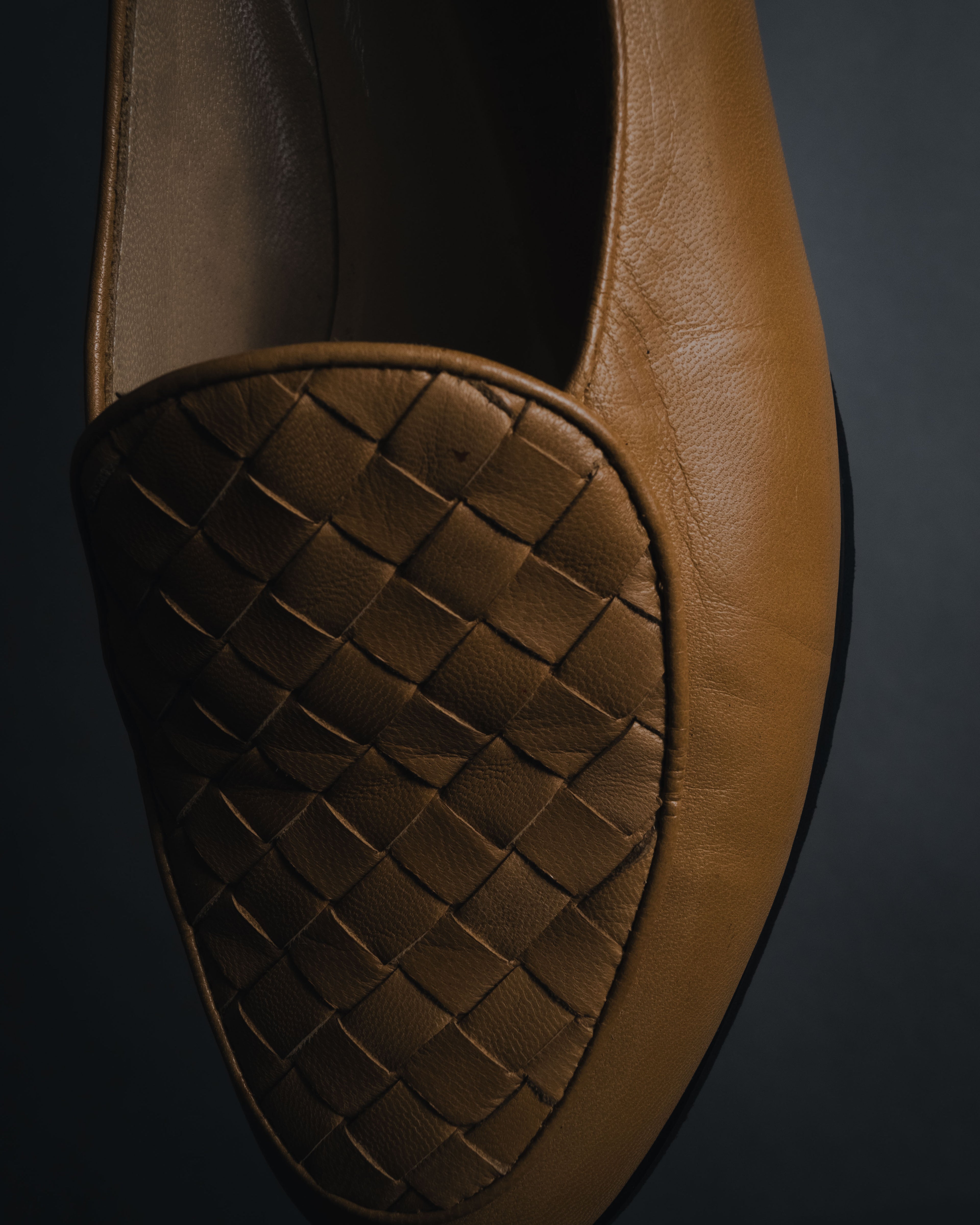 "BOTTEGA VENETA" 00’s-10’s intrecciato vamp travel loafers