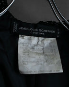 "JEAN-LOUIS SCHERRER" Lace frill design ribbon attached jacket