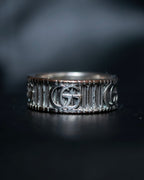 "GUCCI" GG marmont silver 925 ring
