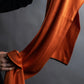 "HERMES" Hermes orange color silk stole