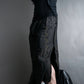 "A-POC" Wrap design high slit skirt