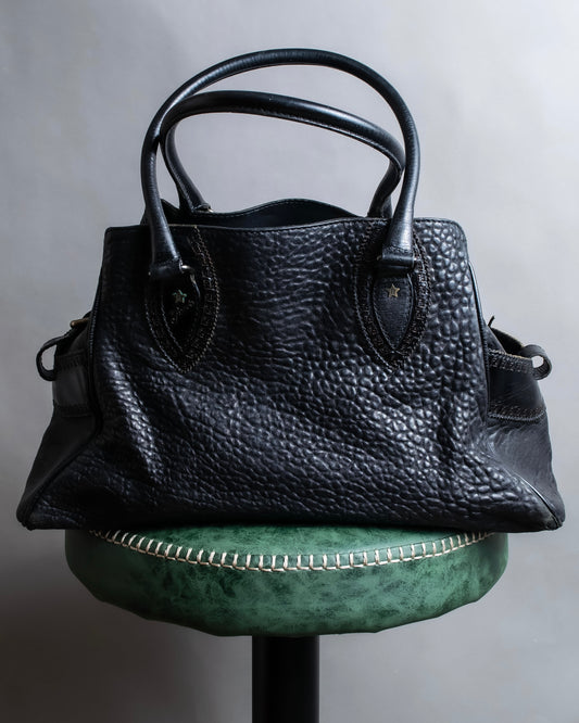 "FENDI" Ethnico grained leather hand bag