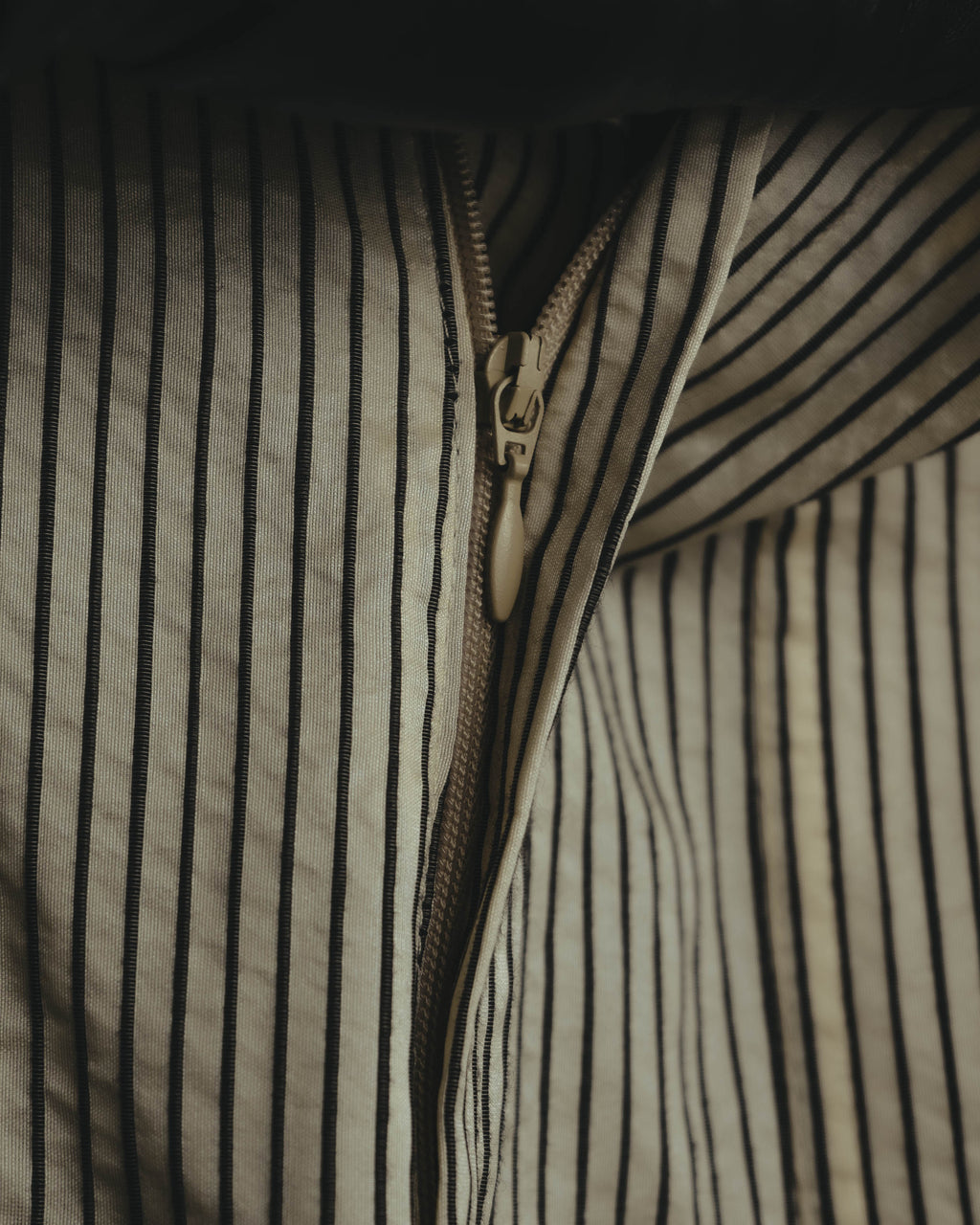 -SPECIAL- “Christian Dior” 20’s silk cotton striped straight trousers