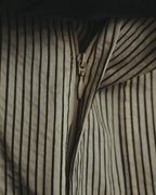 -SPECIAL- “Christian Dior” 20’s silk cotton striped straight trousers