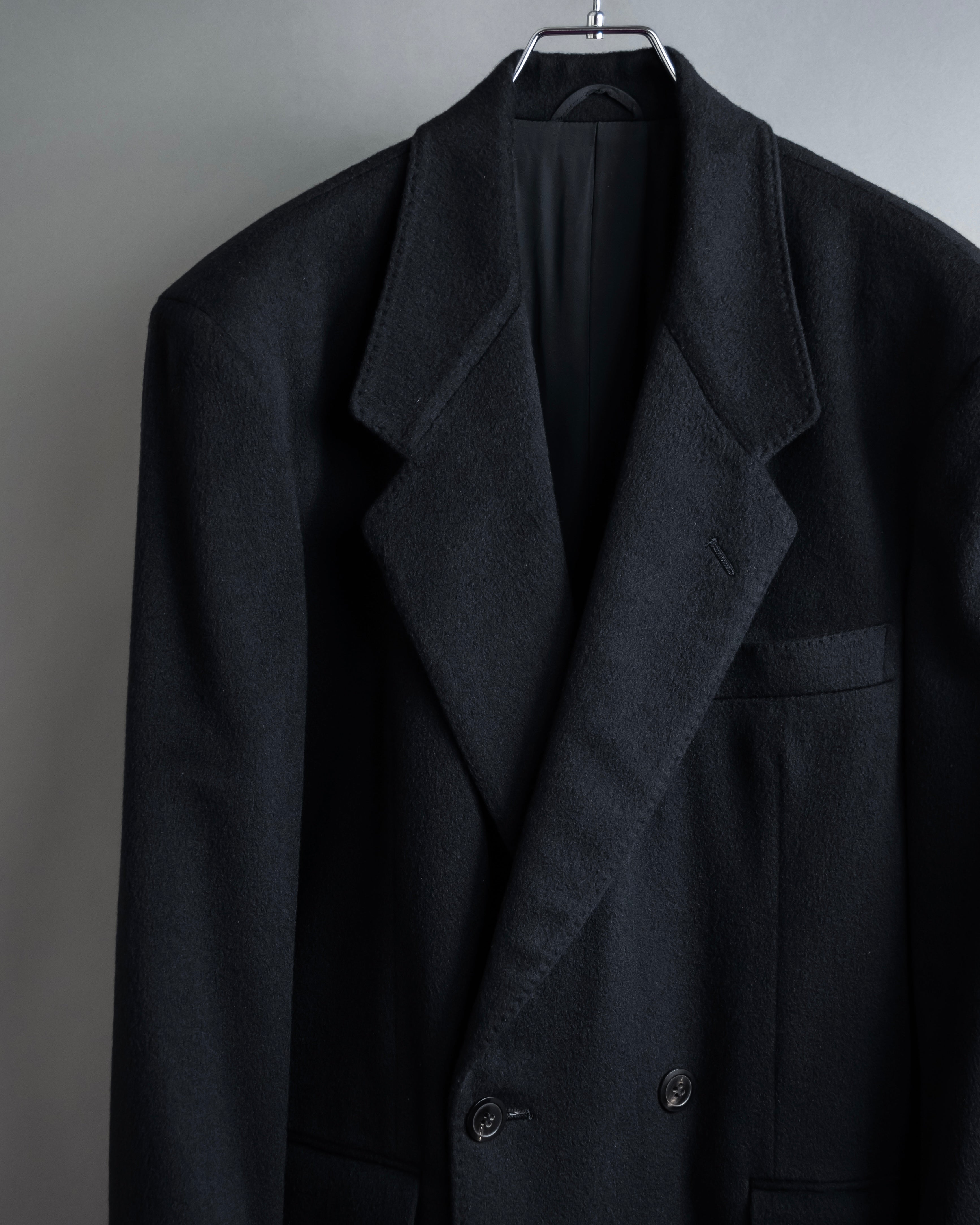 "CHRISTIAN DIOR MONSIEUR" 
Oversized double-breasted chester coat