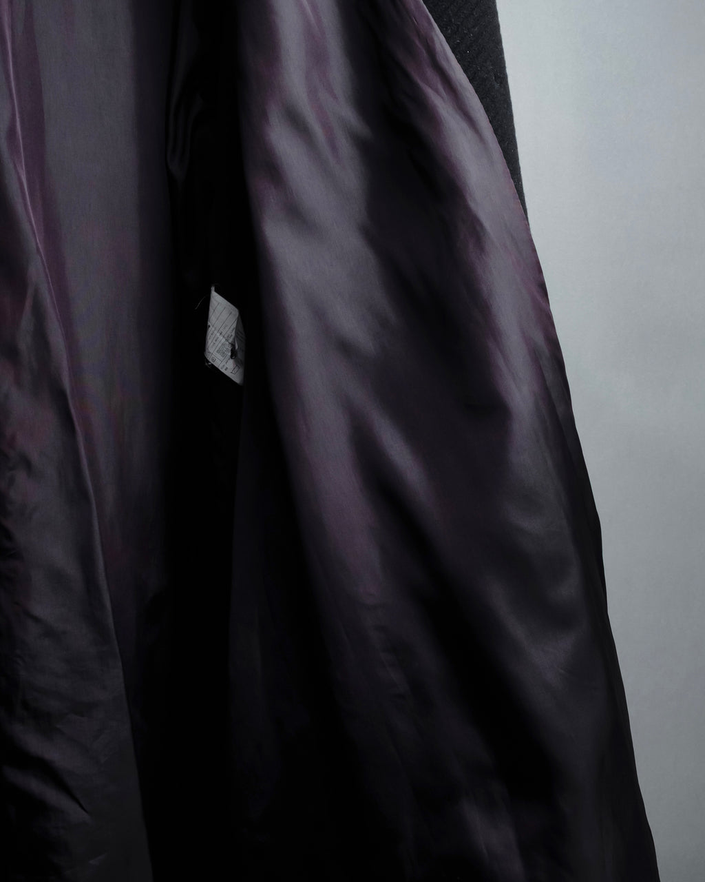 "Valentino Garavani"Shawl collar A-line silhouette long coat