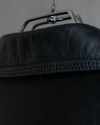 "GIANNI VERSACE COUTURE" Sheep skin oversized triangle color jacket