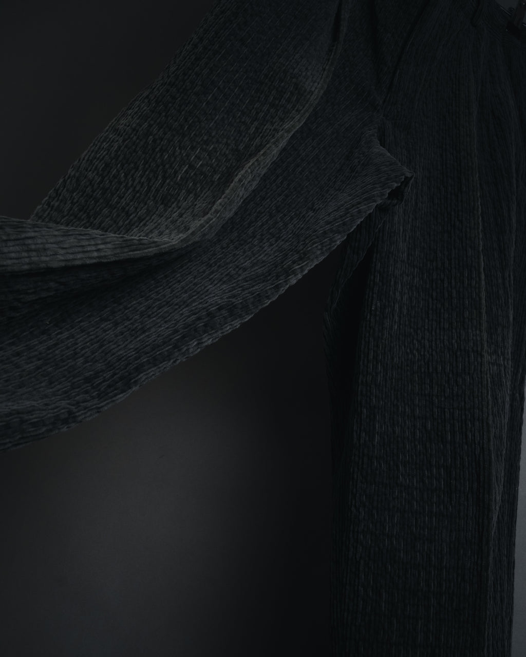 –SPECIAL– "ISSEY MIYAKE MEN" 98AW garment-pleated cotton tailoring set-up