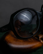"Christian Dior" Black frame engraved logo sunglasses