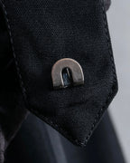 "JEAN PAUL GAULTIER FEMME"
 High-waisted straight draping slacks